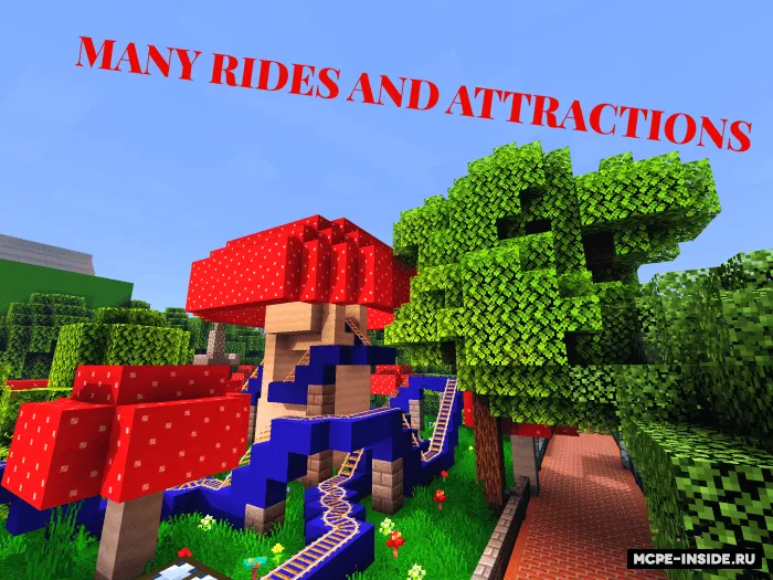 Blazer Land mavzuli parki — Minecraft xarita, rasm 2