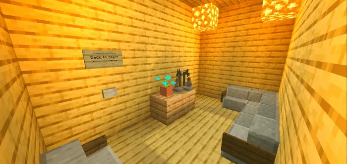2 o'yinchi uchun PvP arena — Minecraft xarita, rasm 1