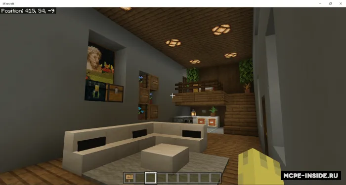 Suv ostidagi uy — Minecraft xarita, rasm 2