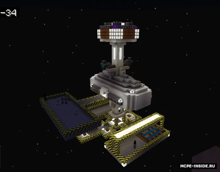 Kosmik stansiyada omon qolish — Minecraft xarita, rasm 1