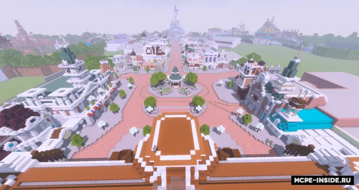 Parij Disneylendi — Minecraft xarita, rasm 1