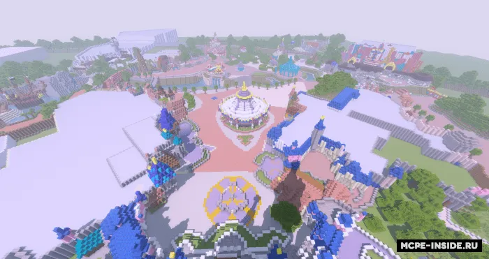Parij Disneylendi — Minecraft xarita, rasm 3