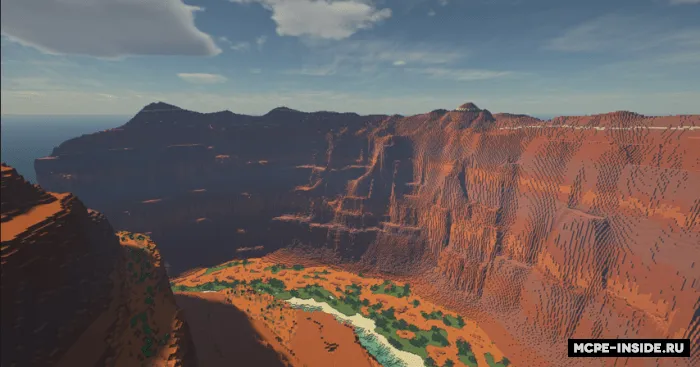 Taqa landshafti — Minecraft xarita, rasm 1