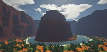 Taqa landshafti — Minecraft xarita, rasm 2