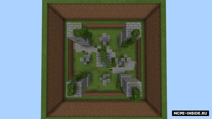 Kamalak rangli lucky block poygasi — Minecraft xarita, rasm 3