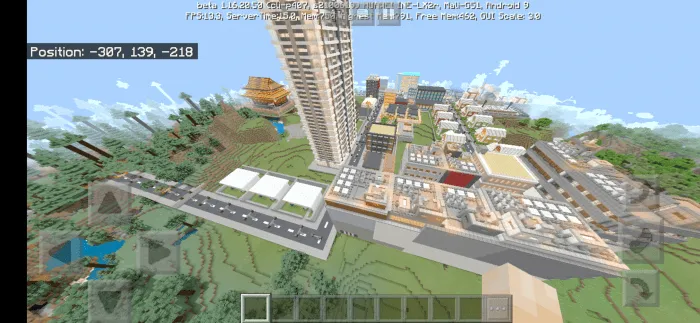Marvis- siti 2.0 — Minecraft xarita, rasm 1