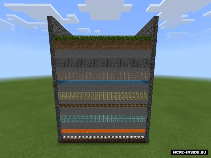 Qatlamlar (PvP) — Minecraft xarita, rasm 1