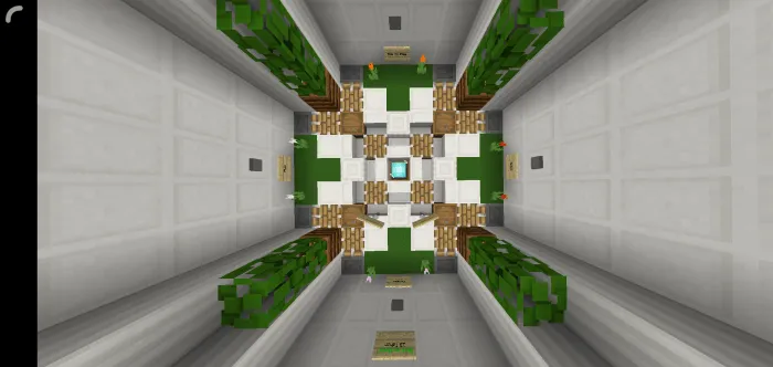 Yashirinish uchun katta uy — Minecraft xarita, rasm 1