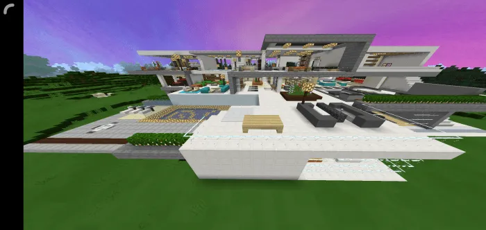 Yashirinish uchun katta uy — Minecraft xarita, rasm 2