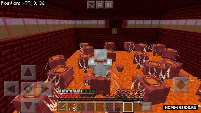 Lavadagi PvP — Minecraft xarita, rasm 1