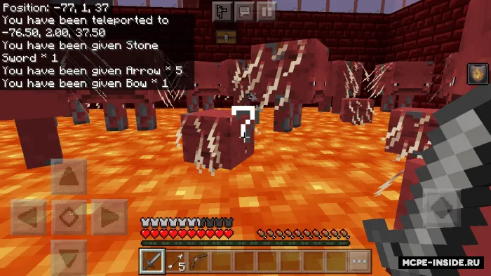 Lavadagi PvP — Minecraft xarita, rasm 3