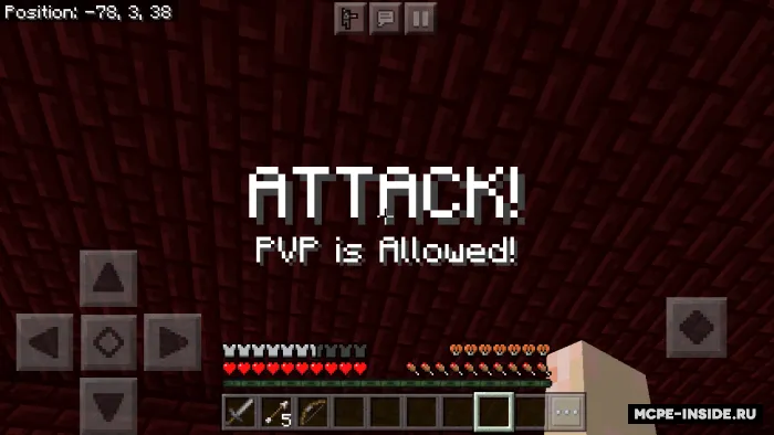 Lavadagi PvP — Minecraft xarita, rasm 4