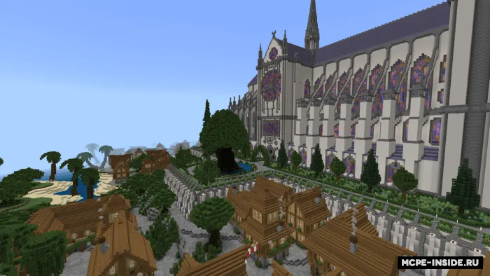 Notre-Dame va o'rta asr shahri — Minecraft xarita, rasm 3