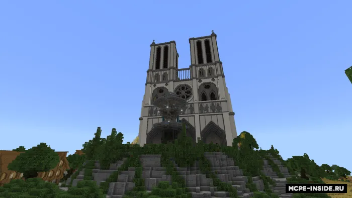 Notre-Dame va o'rta asr shahri — Minecraft xarita, rasm 4