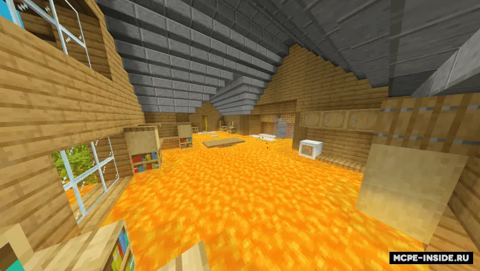 Pol lava — Minecraft xarita, rasm 1