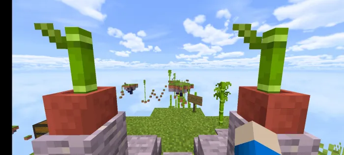 Bambukli parkur — Minecraft xarita, rasm 1