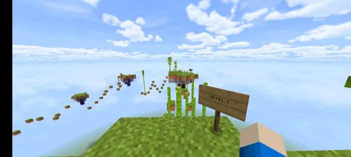 Bambukli parkur — Minecraft xarita, rasm 2