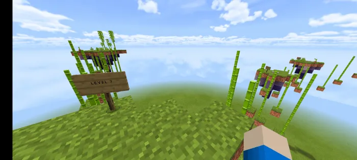 Bambukli parkur — Minecraft xarita, rasm 4