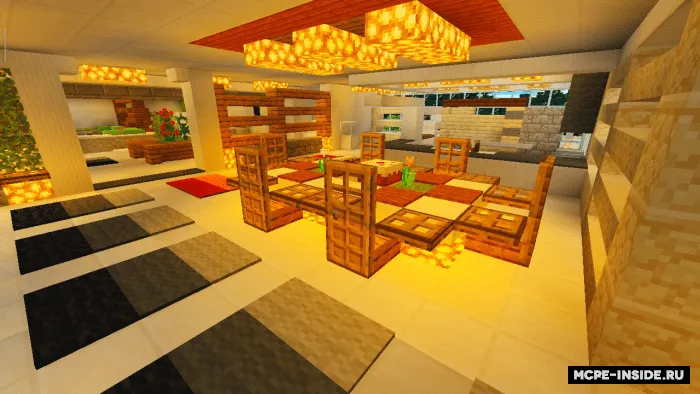 Oq-qora hashamatli uy — Minecraft xarita, rasm 4