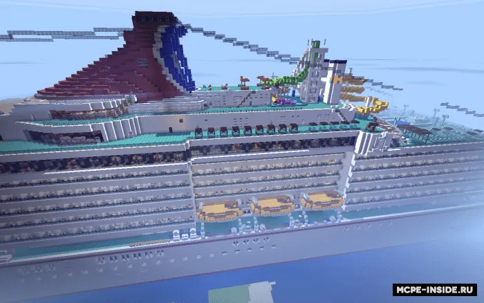 Katta kruiz layneri — Minecraft xarita, rasm 4