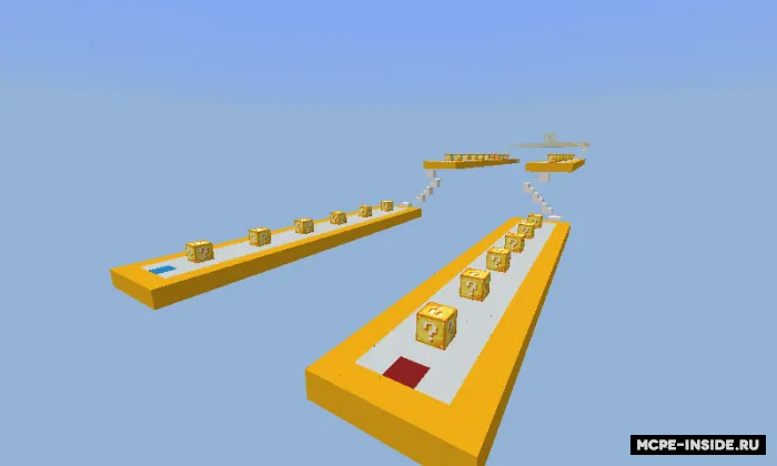 Lucky Block poygasi — Minecraft xarita, rasm 1