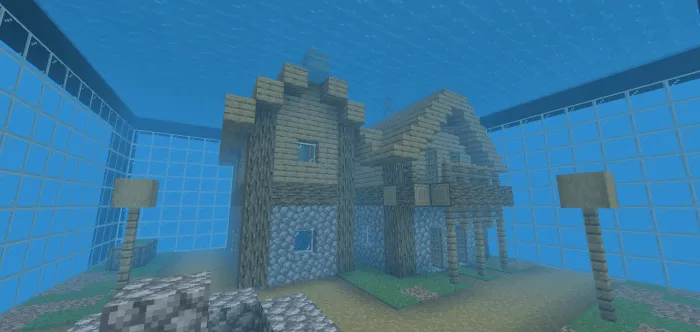 Suv kublari — Minecraft xarita, rasm 2