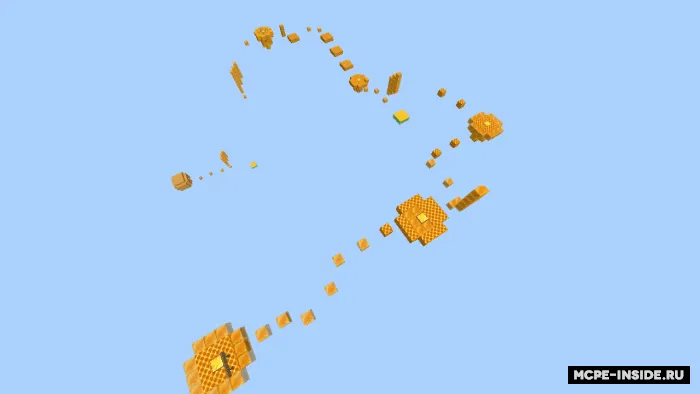 Yopishqoq asal parkuri — Minecraft xarita, rasm 1