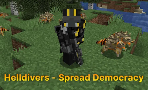 Helldivers - Spread Democracy — Minecraft mod, rasm 1