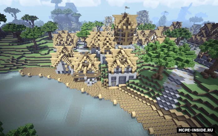 O'rta asr qishlog'i — Minecraft xarita, rasm 1