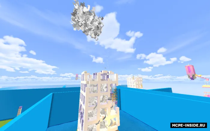 Falokatlarda omon qolish — Minecraft xarita, rasm 1
