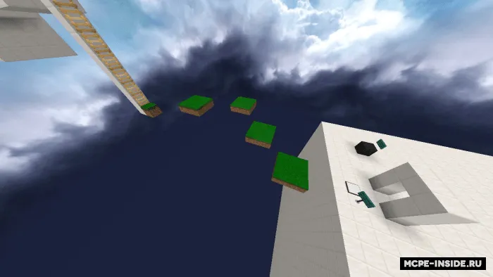 Oddiy va o'rta parkur — Minecraft xarita, rasm 2