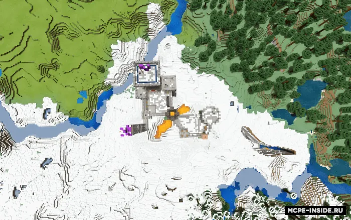 Qorli tog'dagi qasr — Minecraft xarita, rasm 4