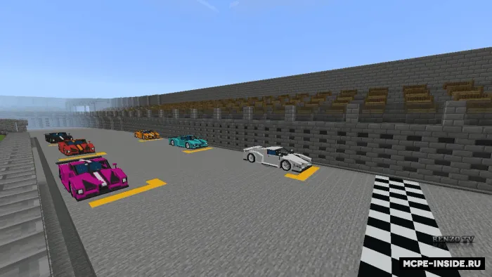 Poygalar dunyosi — Minecraft xarita, rasm 1