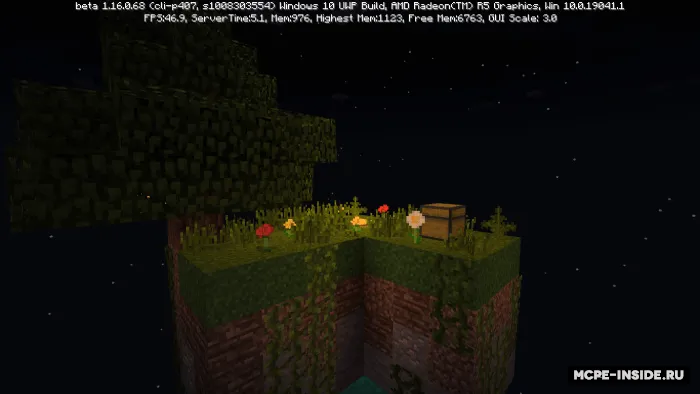 SkyBlock — Minecraft xarita, rasm 1
