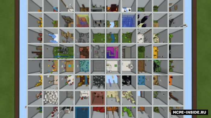 Darajali parkur to'ri — Minecraft xarita, rasm 1