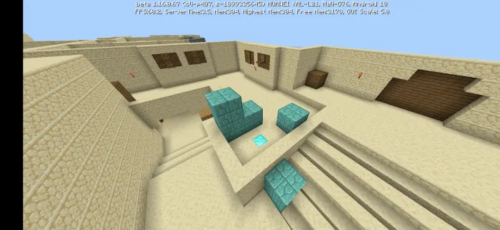 De Dust 2 — Minecraft xarita, rasm 1