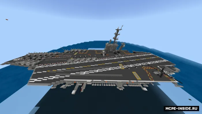 Ikki Amerika aviatashuvchisi — Minecraft xarita, rasm 1