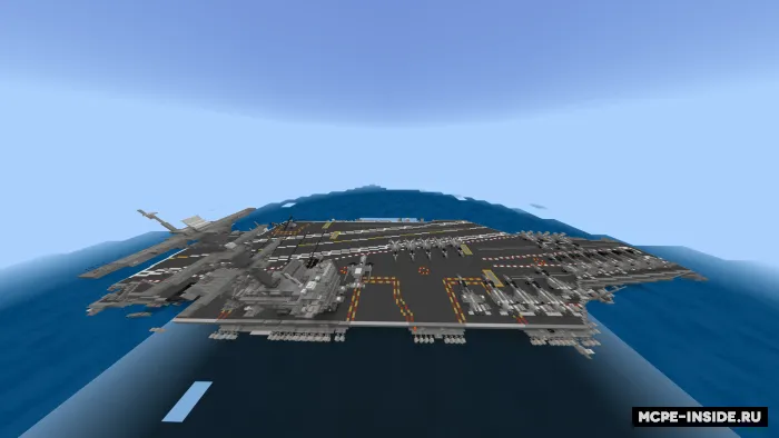Ikki Amerika aviatashuvchisi — Minecraft xarita, rasm 2