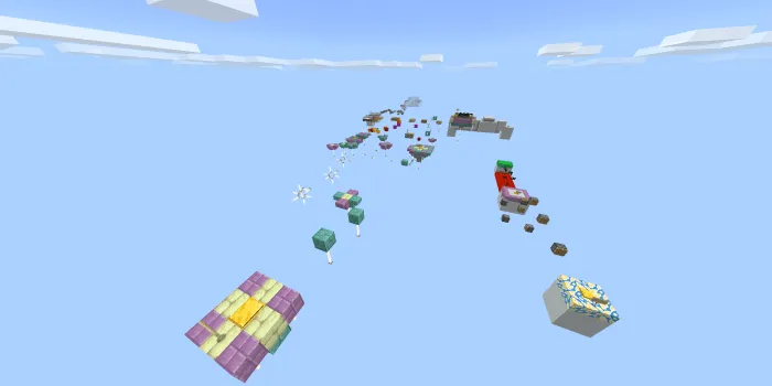 Droid Parkur — Minecraft xarita, rasm 1