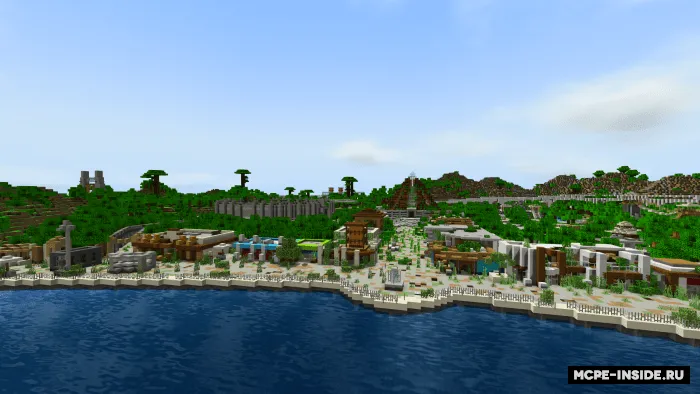 Tashlandiq yura davri dunyosi — Minecraft xarita, rasm 1