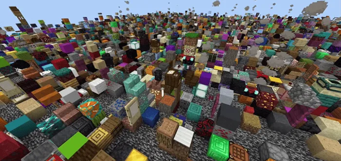Tushayotgan bloklar — Minecraft xarita, rasm 2