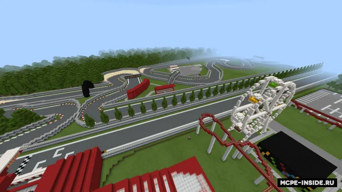 Poyga trasasi — Minecraft xarita, rasm 3