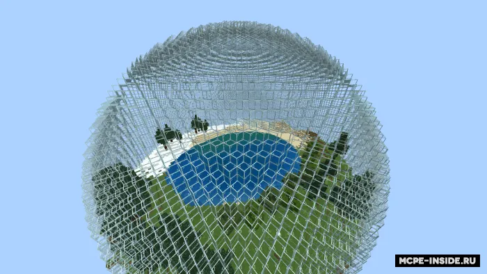 Gumbaz ostida — Minecraft xarita, rasm 1