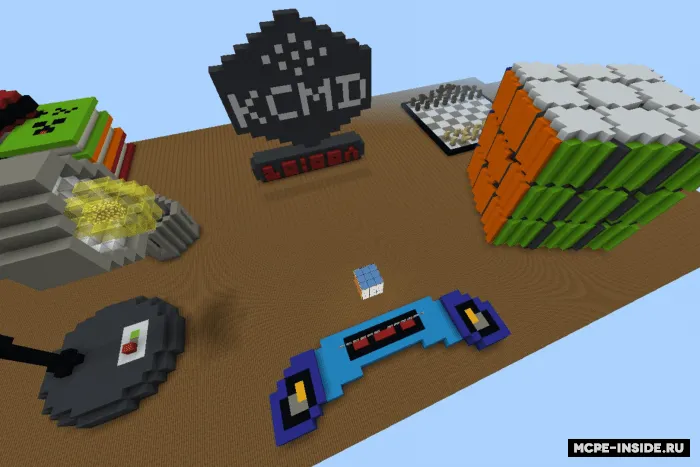 Rubik kubigi — Minecraft xarita, rasm 1