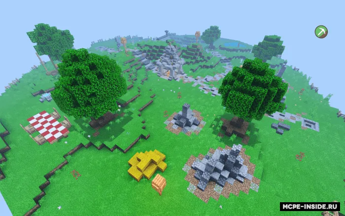 Mob arena: Biomlar — Minecraft xarita, rasm 2