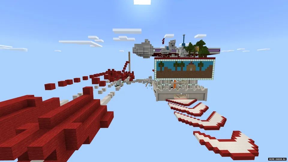 BlastersTNT dan parkur xaritasi — Minecraft xarita, rasm 2