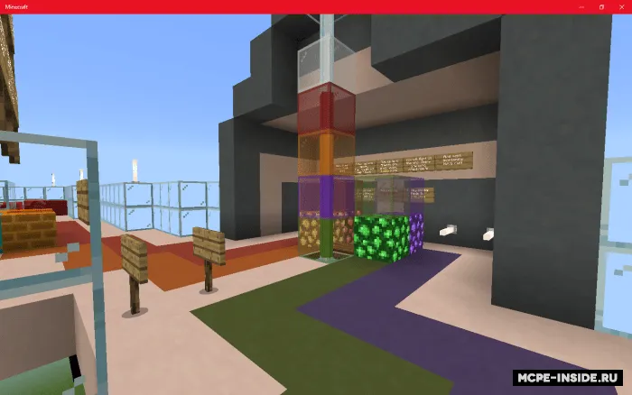 Lucky Block poygasi — Minecraft xarita, rasm 1