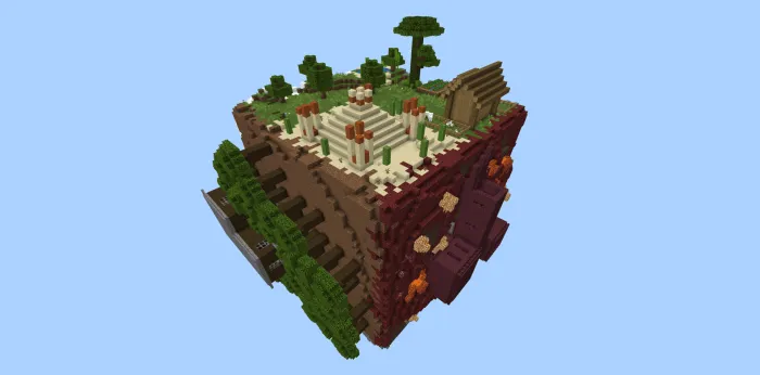 Osmon kubi — Minecraft xarita, rasm 2