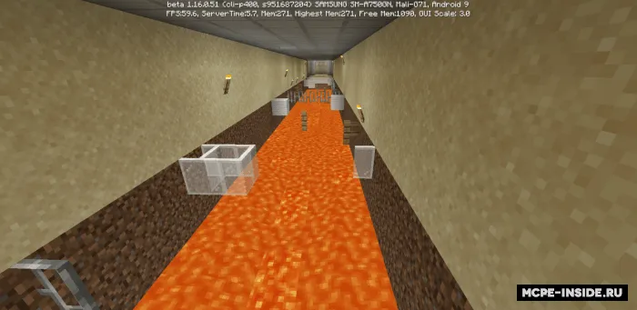 Parkur: Pol bu lava — Minecraft xarita, rasm 2