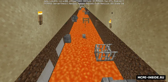 Parkur: Pol bu lava — Minecraft xarita, rasm 3